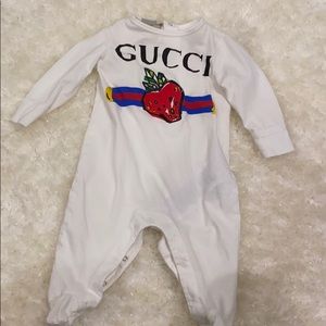 Gucci strawberry one piece